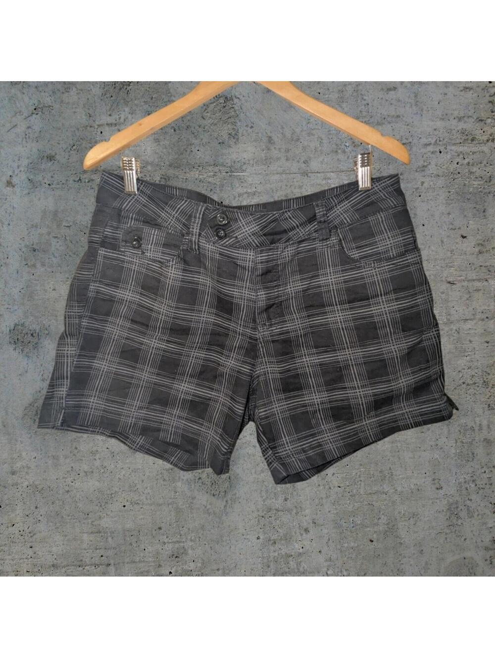 Grunge Plaid Shorts